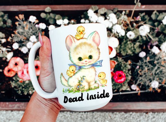 Dead Inside Coffee Mug-Tableware > Home & Garden > Kitchen & Dining > Tableware > Drinkware > Mugs-Quinn's Mercantile