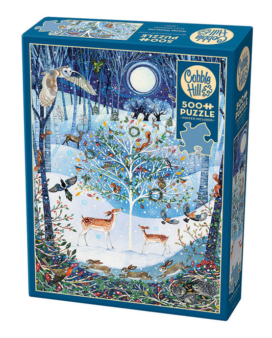 Winter Woodland | 500 Piece Puzzle-Toys & Games > Puzzles > Jigsaw Puzzles-Quinn's Mercantile