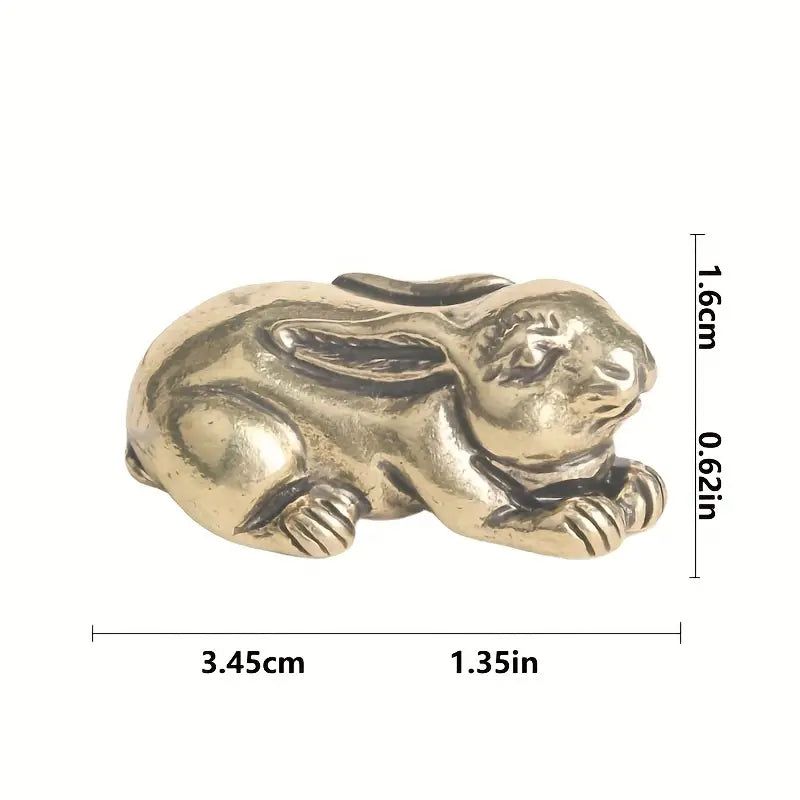 Brass Mini Bunny-For the Home > For the Home > Home & Garden > Decor > Figurines-Quinn's Mercantile