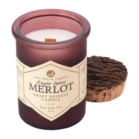 Finger Lakes Merlot Candle-Candles > Home & Garden > Decor > Home Fragrances > Candles-Quinn's Mercantile