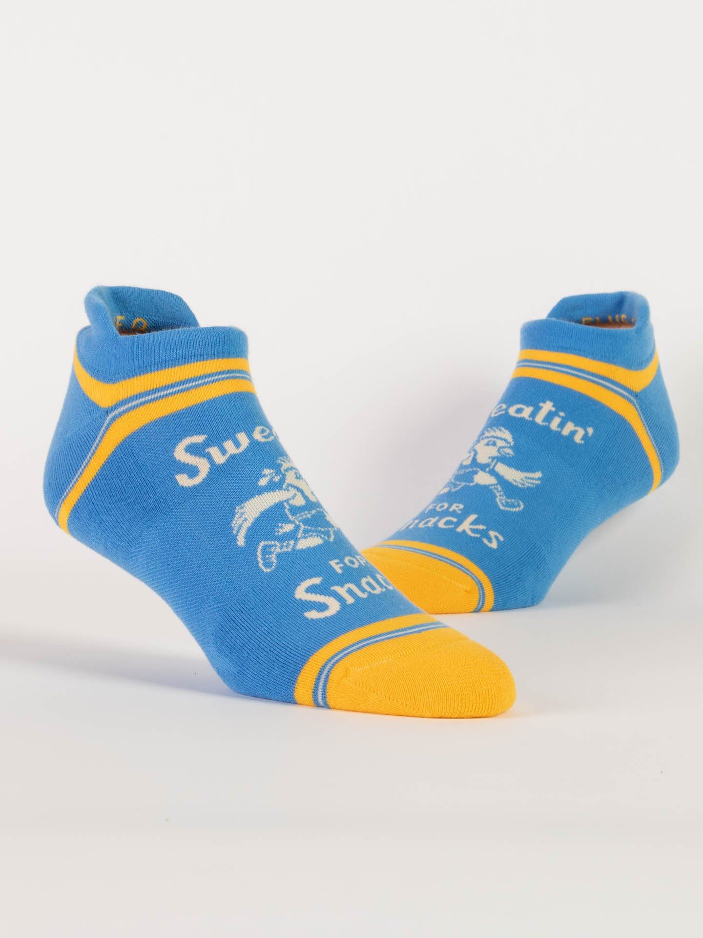 Sweatin' For Snacks Sneaker Socks-Apparel > Apparel & Accessories > Clothing > Underwear & Socks-Quinn's Mercantile