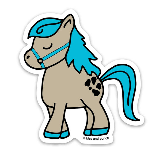 Little Pony Vinyl Sticker-Decorative Stickers > Arts & Entertainment > Hobbies & Creative Arts > Arts & Crafts > Art & Crafting Materials > Embellishments & Trims > Decorative Stickers-Quinn's Mercantile