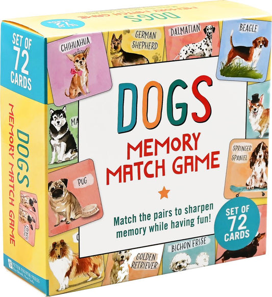 Dogs Memory Match Game-Games > Toys & Games-Quinn's Mercantile