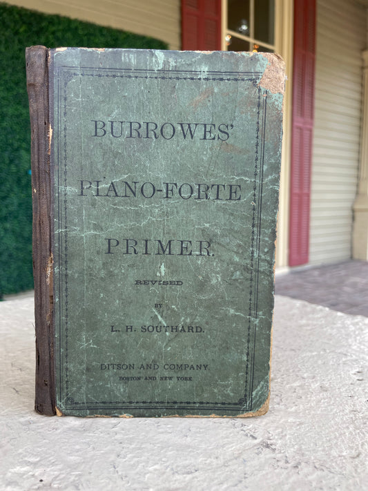 Burrowes' Piano Forte Primer-Media > Books-Quinn's Mercantile