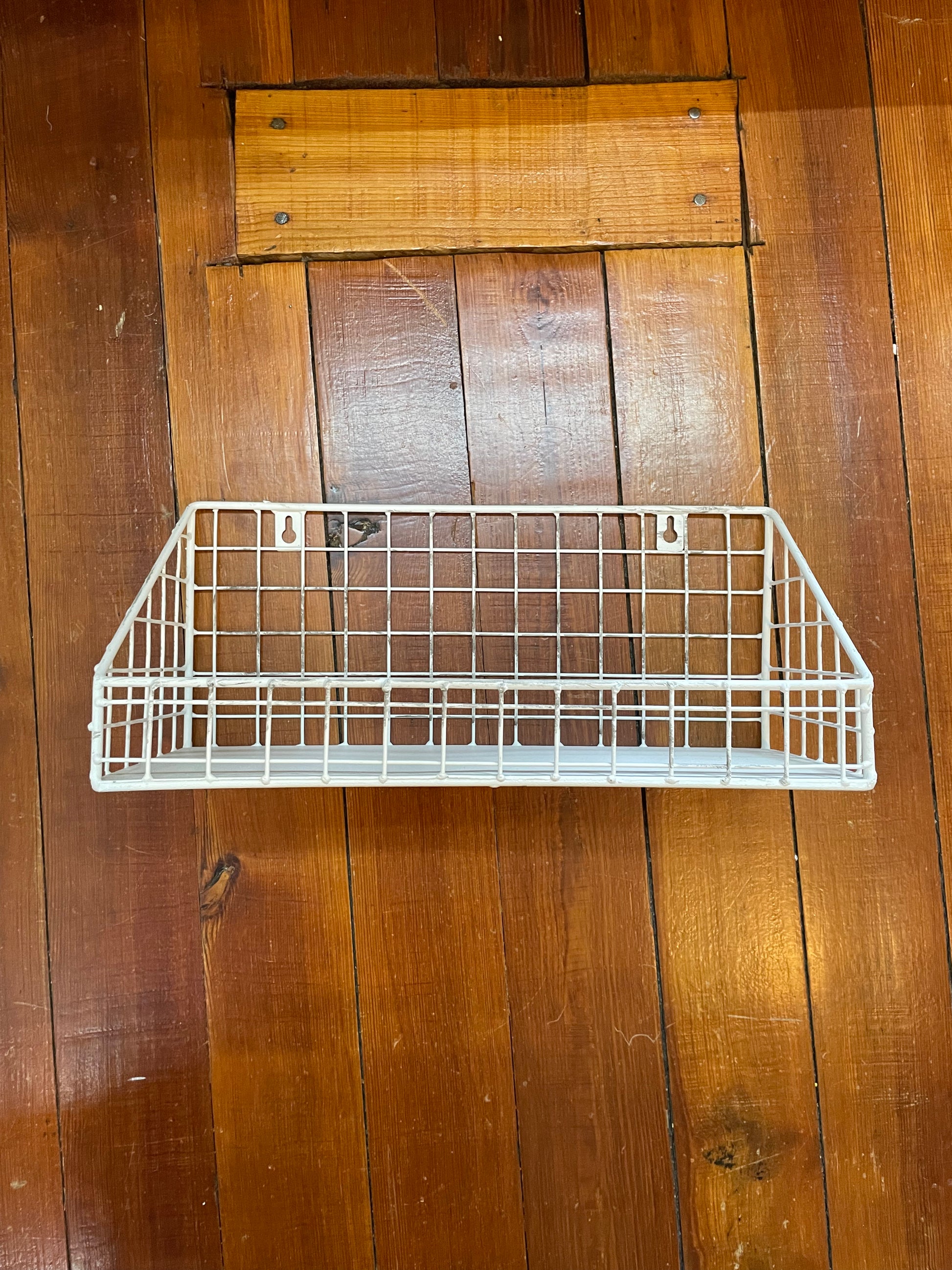 White Metal Shelves-For the Home-Quinn's Mercantile