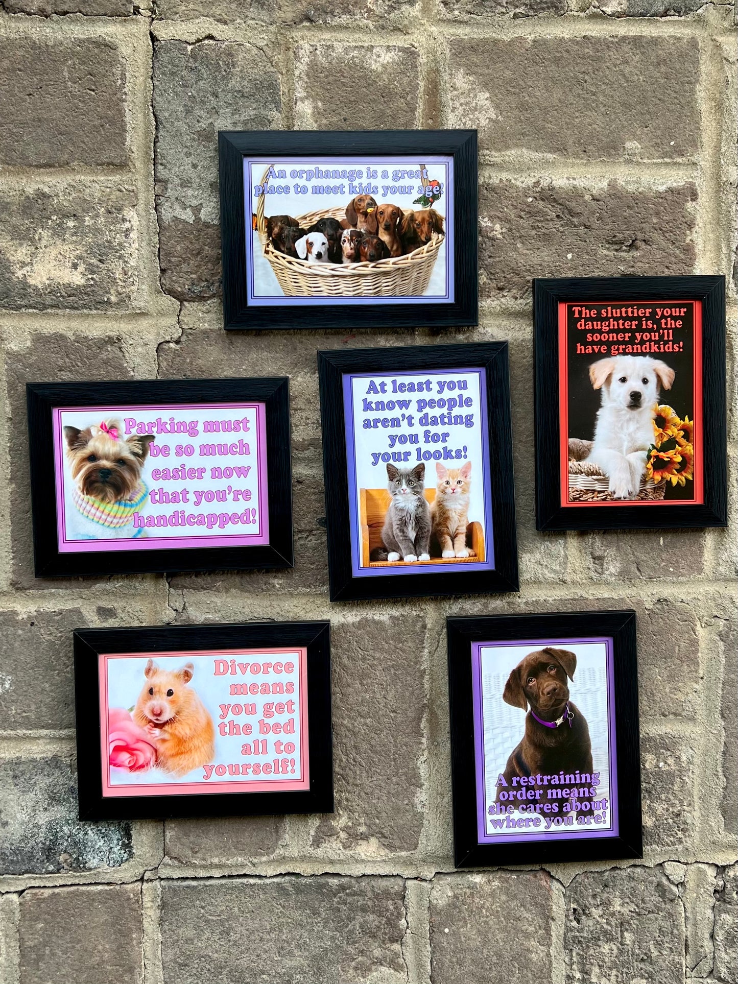 Sassy Puppies and Kittens-wall art > Home & Garden > Decor > Artwork-Quinn's Mercantile