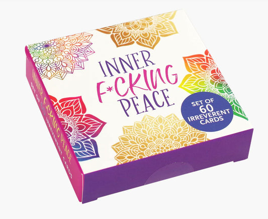 Inner F*cking Peace Card Deck-Arts & Entertainment > Hobbies & Creative Arts > Arts & Crafts-Quinn's Mercantile