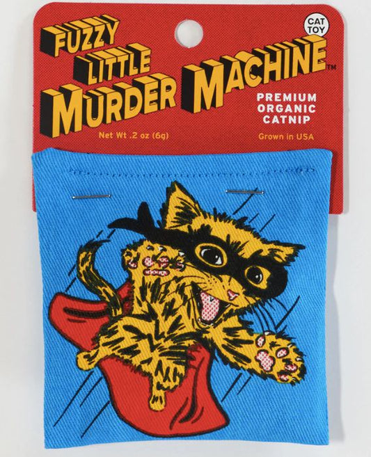 Fuzzy Murder Machine Catnip Toy-Animals & Pet Supplies > Animals & Pet Supplies > Pet Supplies > Cat Supplies > Cat Toys-Quinn's Mercantile