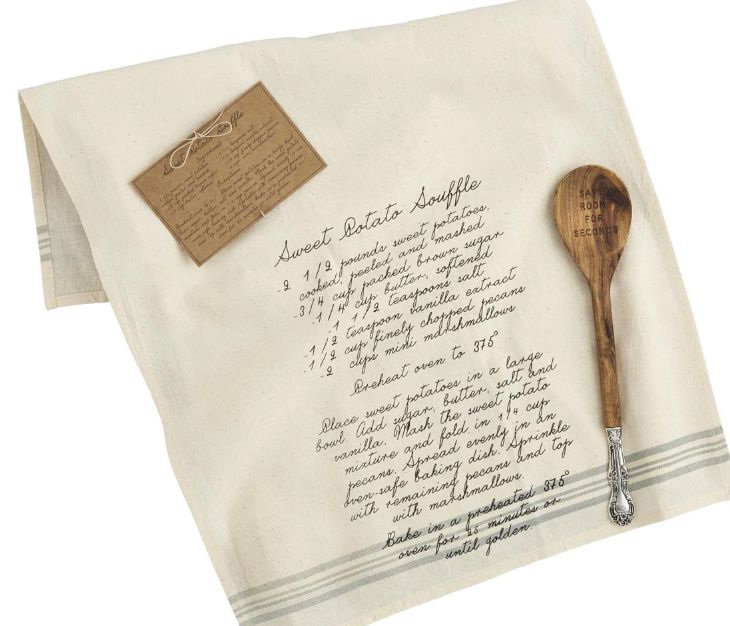 Thanksgiving Recipe Spoon & Towel Sets-Home & Garden > Kitchen & Dining > Kitchen Tools & Utensils-Quinn's Mercantile