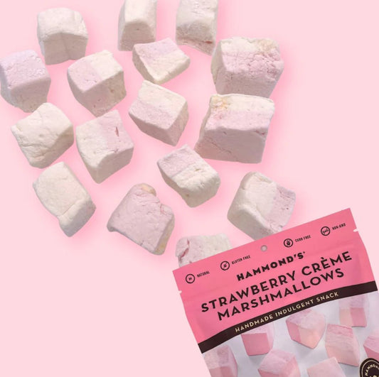 Strawberry Creme Marshmallows-Foodie > Food, Beverages & Tobacco > Food Items > Candy & Chocolate-Quinn's Mercantile