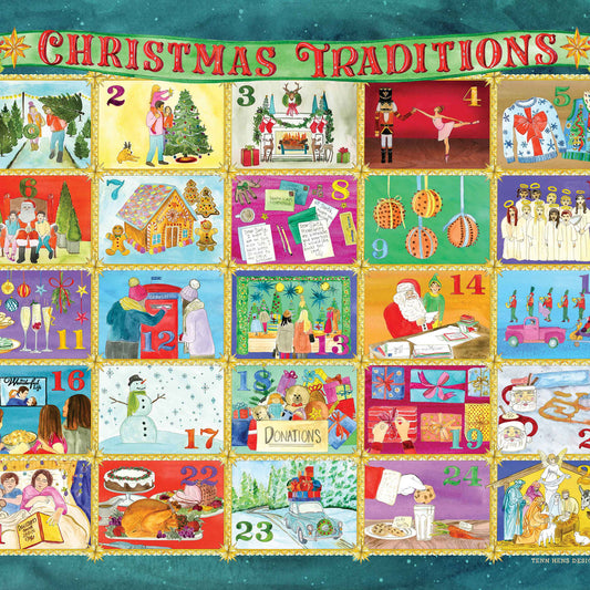 Christmas Traditions Puzzle-Games and Puzzles > Toys & Games > Puzzles > Jigsaw Puzzles-Quinn's Mercantile