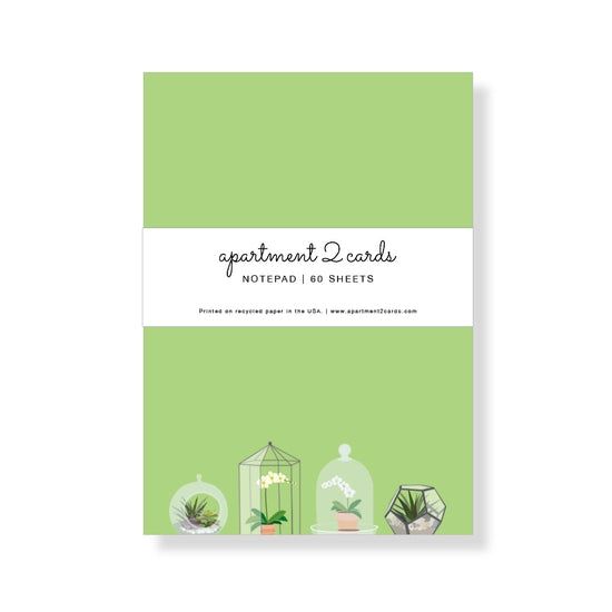 Terrarium Notepad-Office Supplies > General Office Supplies > Paper Products > Notebooks & Notepads-Quinn's Mercantile