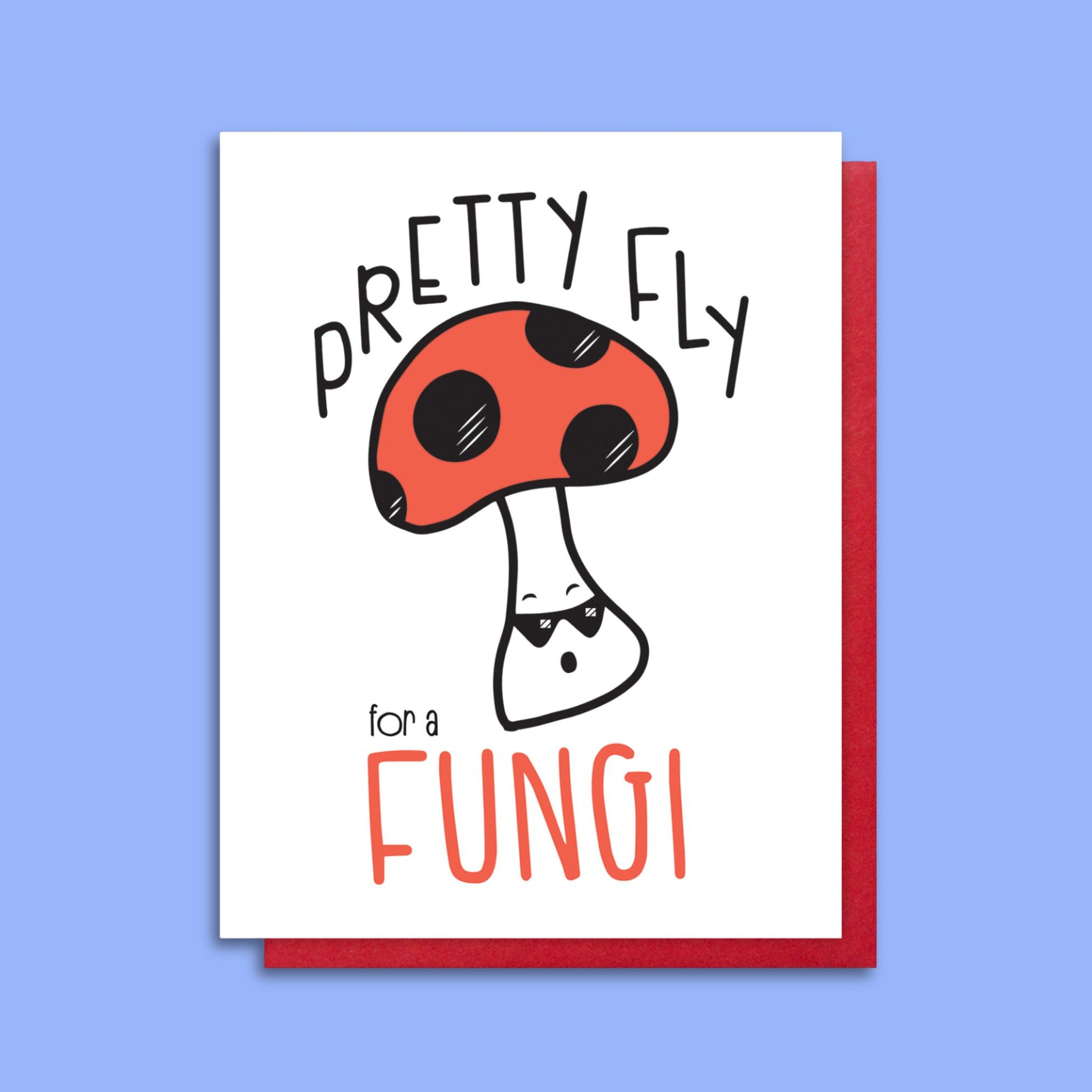 Fly Fungi Male Dude Everyday Card-Greeting and Notecards > Gifts > Arts & Entertainment > Party & Celebration > Gift Giving > Greeting & Note Cards-Quinn's Mercantile