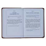 Be Strong and Steadfast Brown Faux Leather Daily Devotional-Religious & Ceremonial > book-Quinn's Mercantile