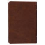 Be Strong and Steadfast Brown Faux Leather Daily Devotional-Religious & Ceremonial > book-Quinn's Mercantile