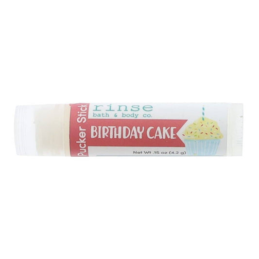 Pucker Stick - Birthday Cake-Bath and Spa > Health & Beauty > Personal Care > Cosmetics > Skin Care > Lip Balms & Treatments > Lip Balms-Quinn's Mercantile