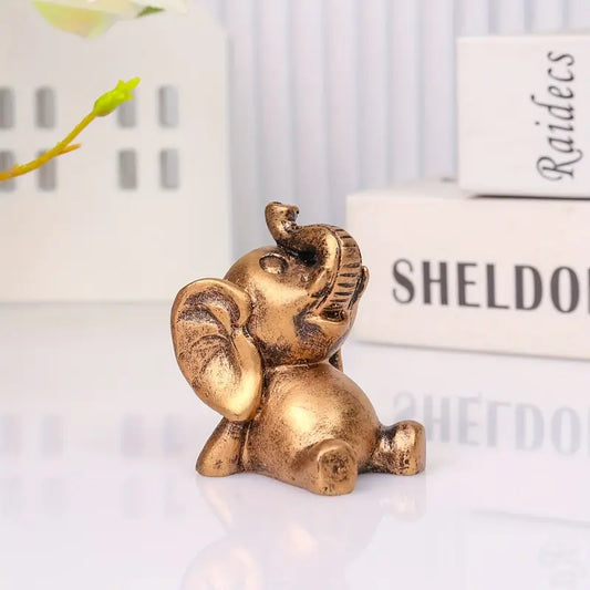 Mini Elephant Figurine-Home Decor > Home & Garden > Decor > Figurines-Quinn's Mercantile