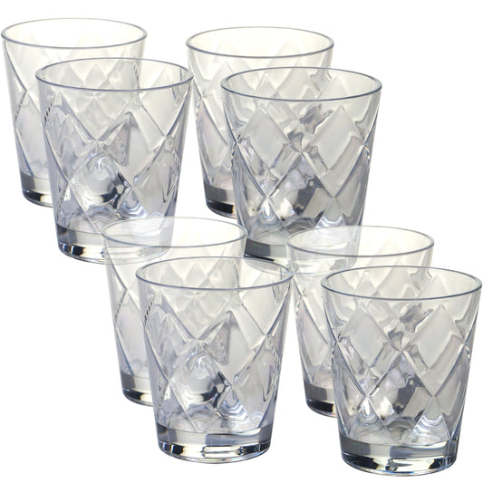 Diamond Acrylic Drinkware-Home & Garden > Kitchen & Dining > Tableware > Drinkware-Quinn's Mercantile