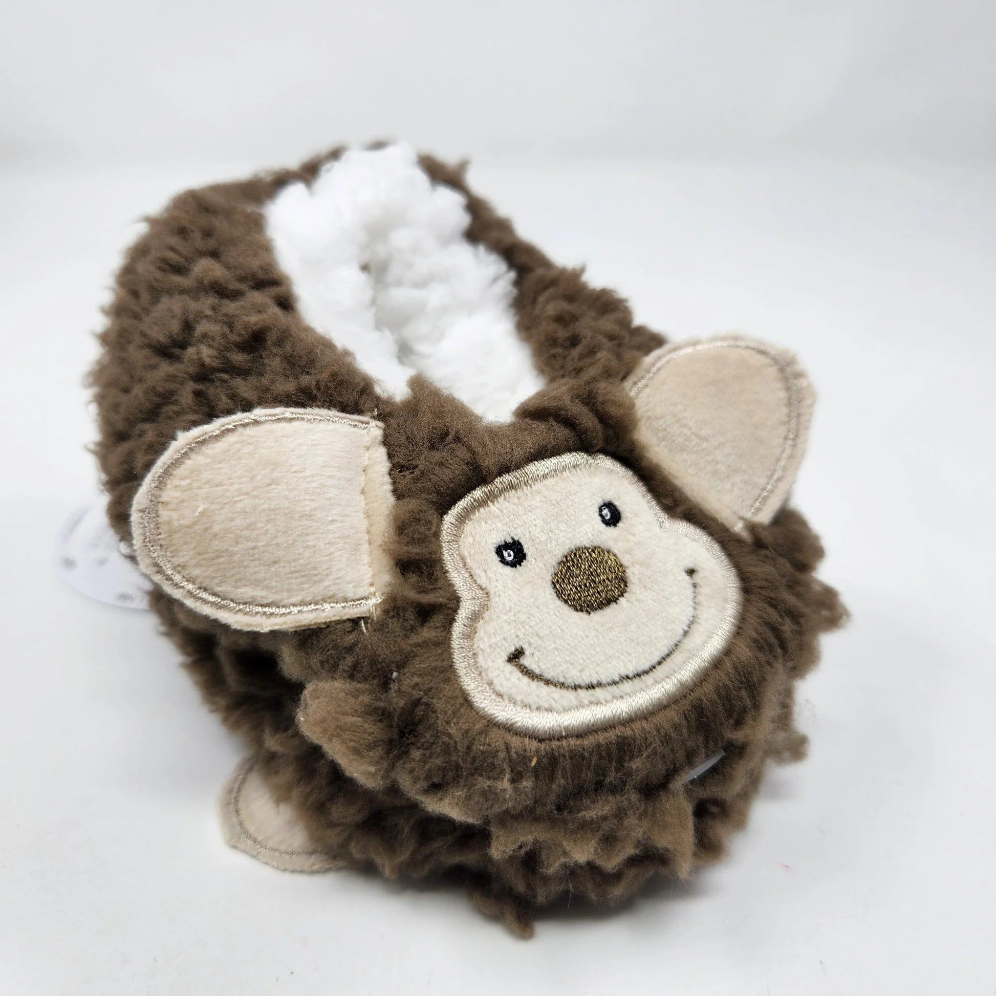 Baby Sherpa Animal Slippers-Apparel > Apparel & Accessories > Clothing > Underwear & Socks-Quinn's Mercantile