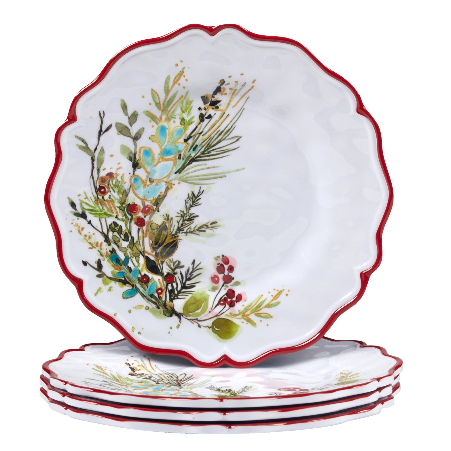 Christmas Gatherings Plate-plate-Quinn's Mercantile