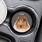 Collie Car Coaster-Car Coaster-Quinn's Mercantile