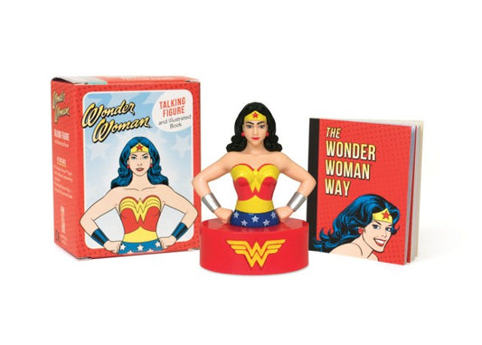 Wonder Woman Talking Figure and Illustrated Book-Toys & Games > Toys > Dolls, Playsets & Toy Figures > Action & Toy Figures-Quinn's Mercantile