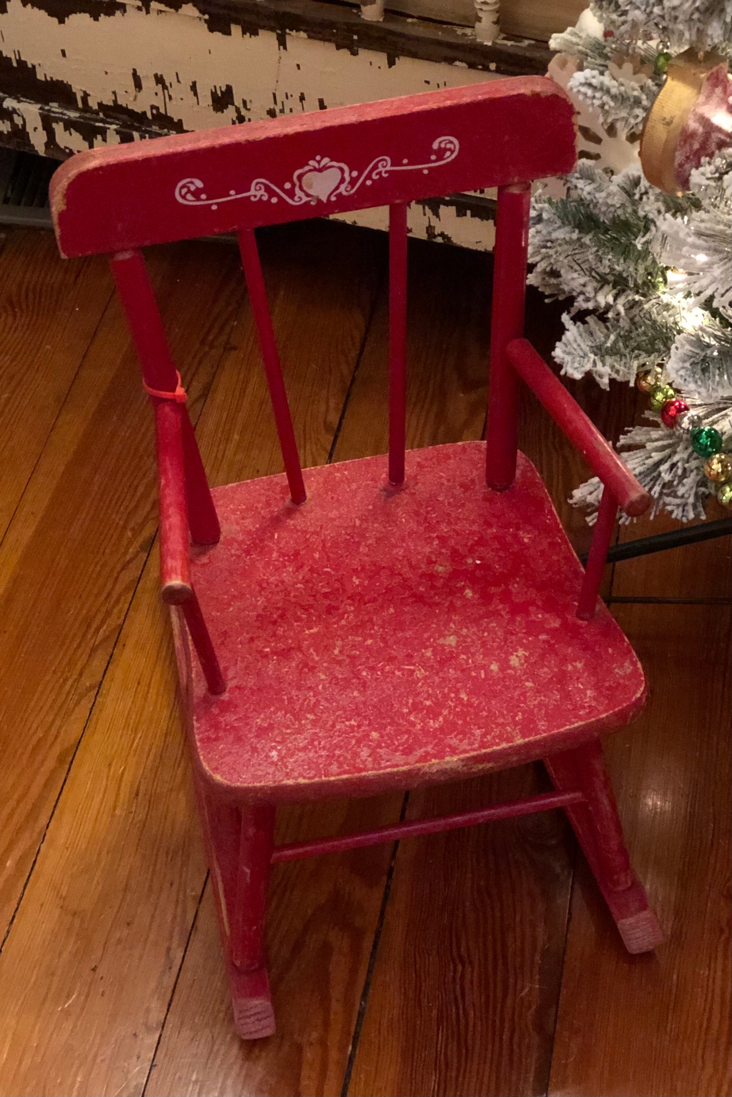 Child S Wooden Rocking Chair Quinn S Mercantile   Childs Wooden Rocking Chair 