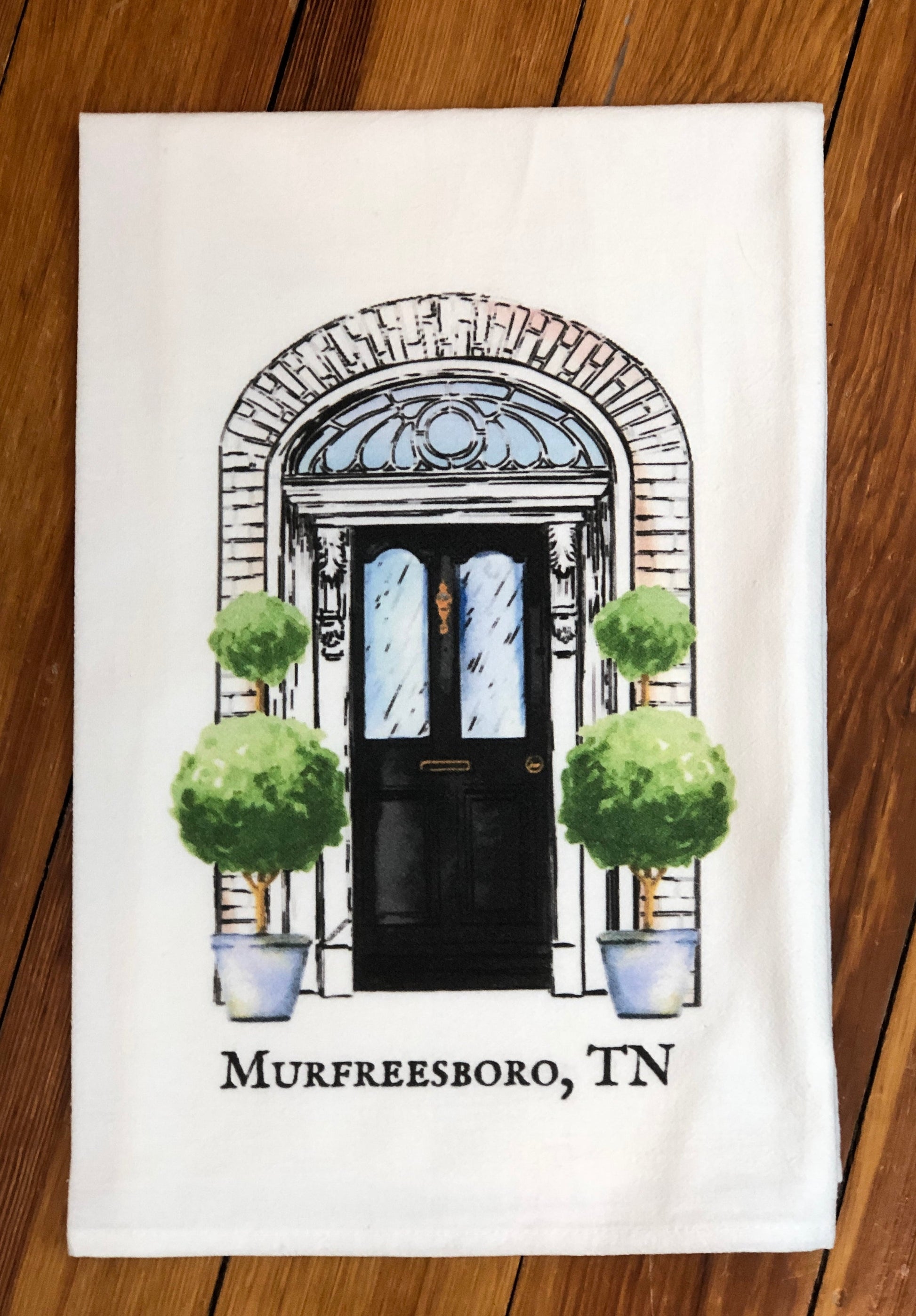 Hometown Murfreesboro Door Towel-Textiles > Home & Garden > Linens & Bedding > Towels > Kitchen Towels-Quinn's Mercantile